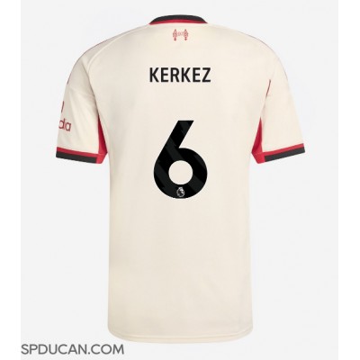 Muški Nogometni Dres Liverpool Milos Kerkez #6 Gostujuci 2025-26 Kratak Rukav Muški Nogometni Dres Liverpool Milos Kerkez #6 Gostujuci 2025-26 Kratak Rukav